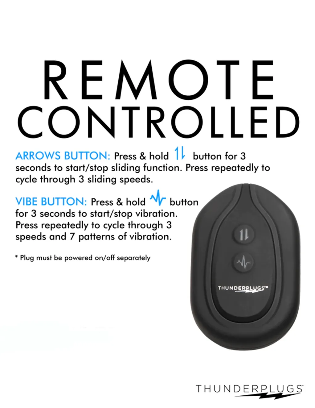 ThunderPlugs Rim Slide Plug w/ Remote