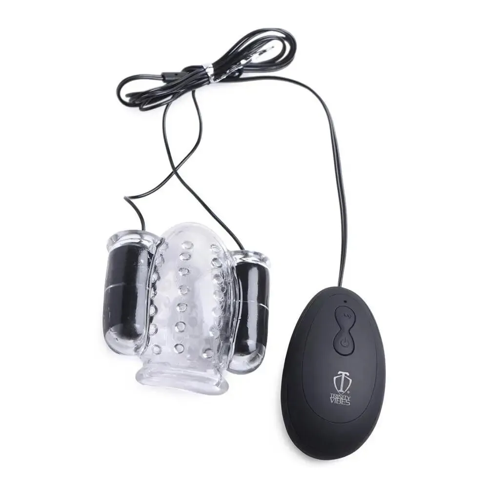 Trinity Vibes Clear Multi-speed Dual Vibrating Head Teaser