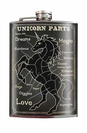 Unicorn Parts Flask
