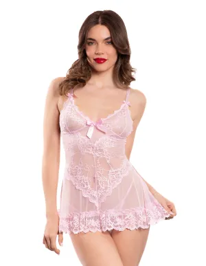 Valentine Lace Babydoll