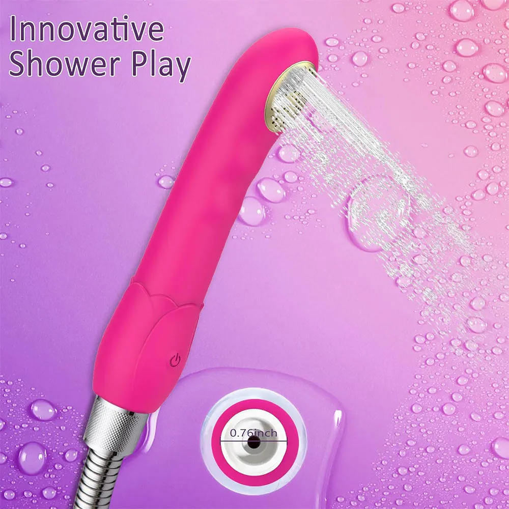 Vibrating Dildo G Spot Vibrator - Shower Vaginal Massager Dual-function Sex Toys for Women