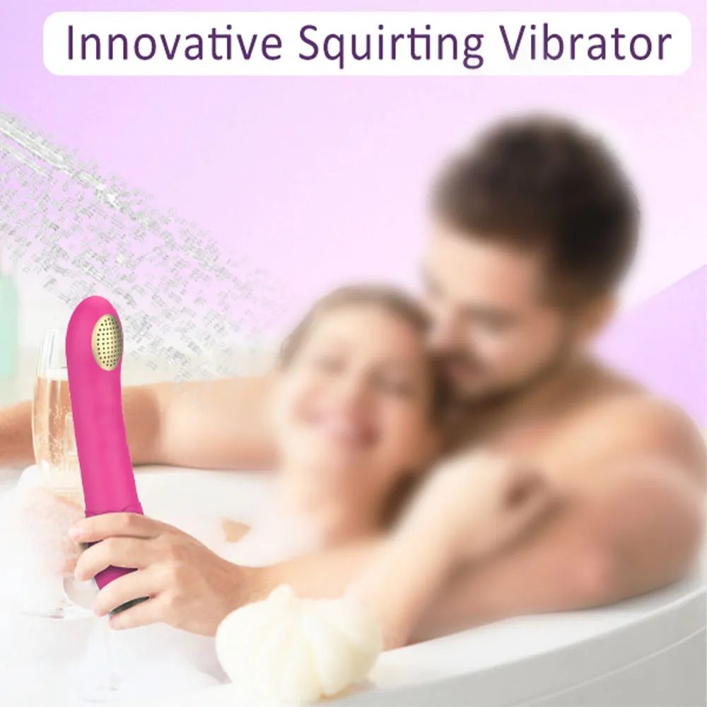 Vibrating Dildo G Spot Vibrator - Shower Vaginal Massager Dual-function Sex Toys for Women