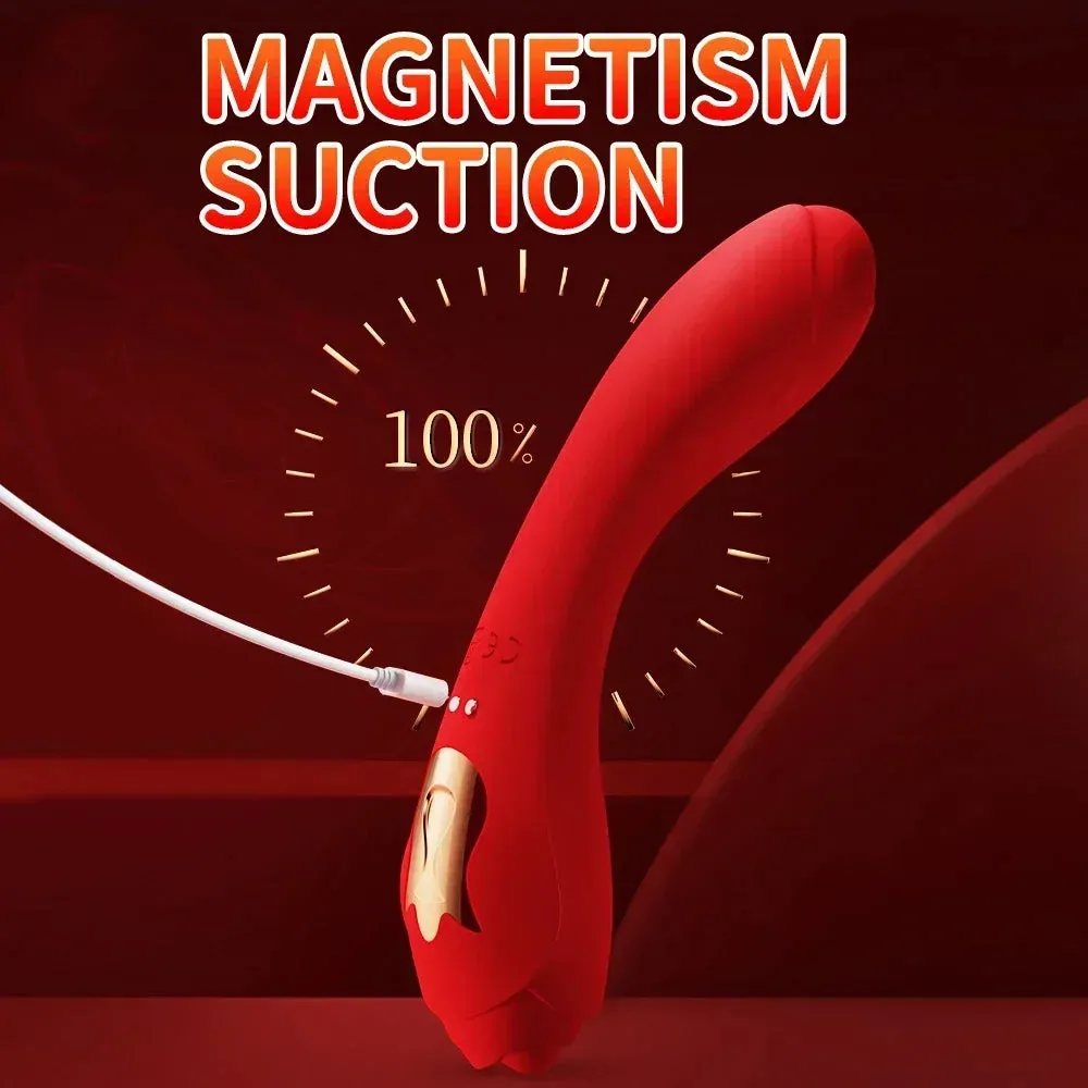 Vibrating Dildos G Spot Clit Stimulator - Dual End Dildo Vibrator Bendable Female Sex Toys