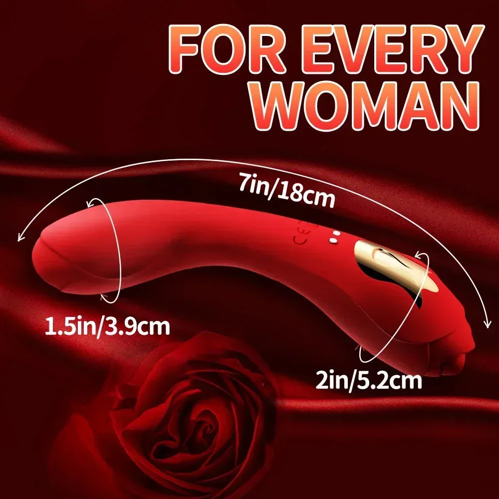 Vibrating Dildos G Spot Clit Stimulator - Dual End Dildo Vibrator Bendable Female Sex Toys