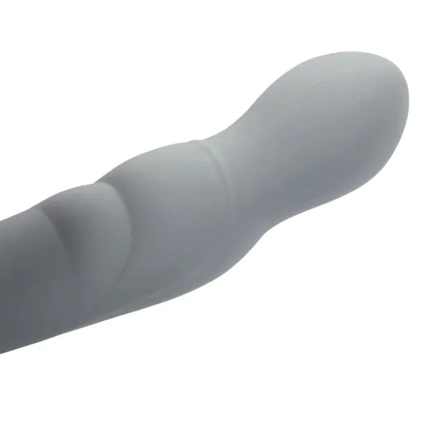 Vibrator anal LOVELINE Rotating Prostate Stimulator with Remote Control. cu telecomandă. funcție de rotație. 10 funcții de vibrație. gri