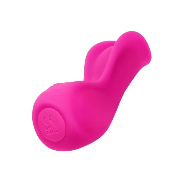 Vibrator CALEXOTICS Cascade Flutter. pentru stimularea clitorisului și labiilor. 10 funcții de vibrație. rezistent la apă IPX7. roz