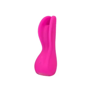 Vibrator CALEXOTICS Cascade Flutter. pentru stimularea clitorisului și labiilor. 10 funcții de vibrație. rezistent la apă IPX7. roz