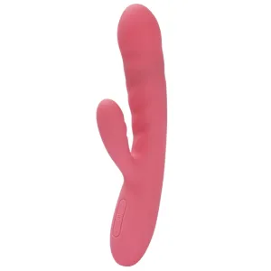 Vibrator rabbit SVAKOM AVERY. pentru clitoris și punctul G. 5 funcții de penetrare automată. 5 funcții de vibrație. roz