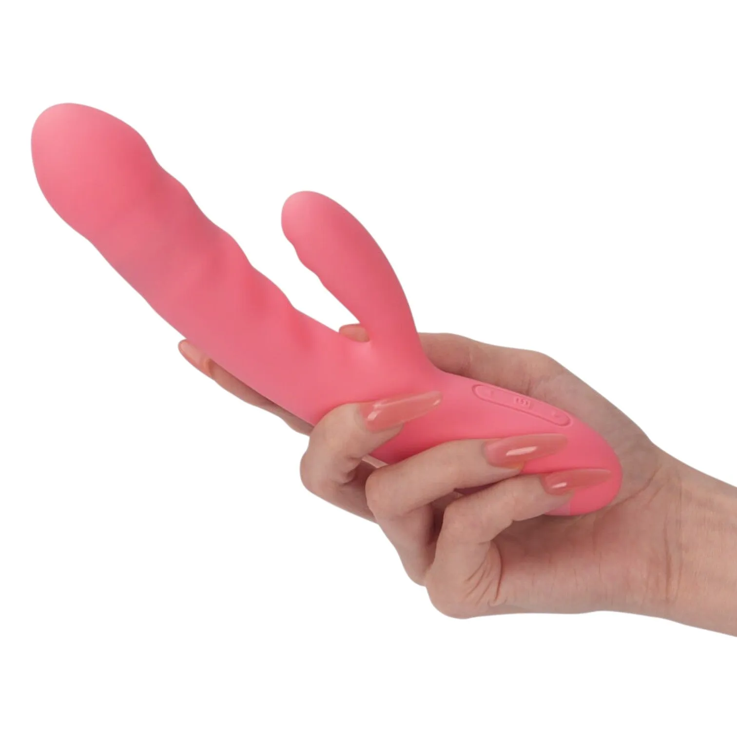 Vibrator rabbit SVAKOM AVERY. pentru clitoris și punctul G. 5 funcții de penetrare automată. 5 funcții de vibrație. roz