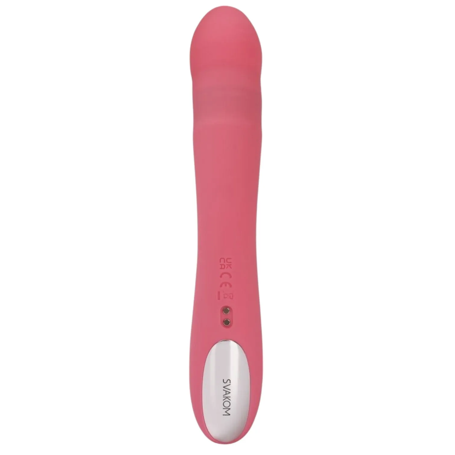 Vibrator rabbit SVAKOM AVERY. pentru clitoris și punctul G. 5 funcții de penetrare automată. 5 funcții de vibrație. roz