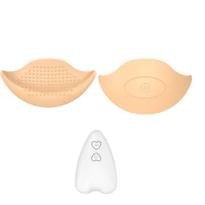 Wearable Breast Expansion Cup Massager - Remote Control Nipple Vibrator Sex Toy for Women