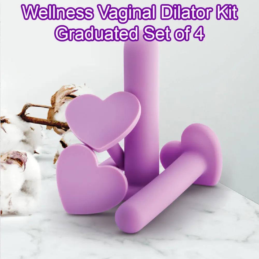 Wellness Vaginal Dilator Kit Graduated Set of 4