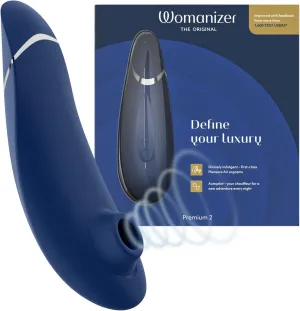 Womanizer Premium 2 |  Air Pulse Vibrator | Blueberry