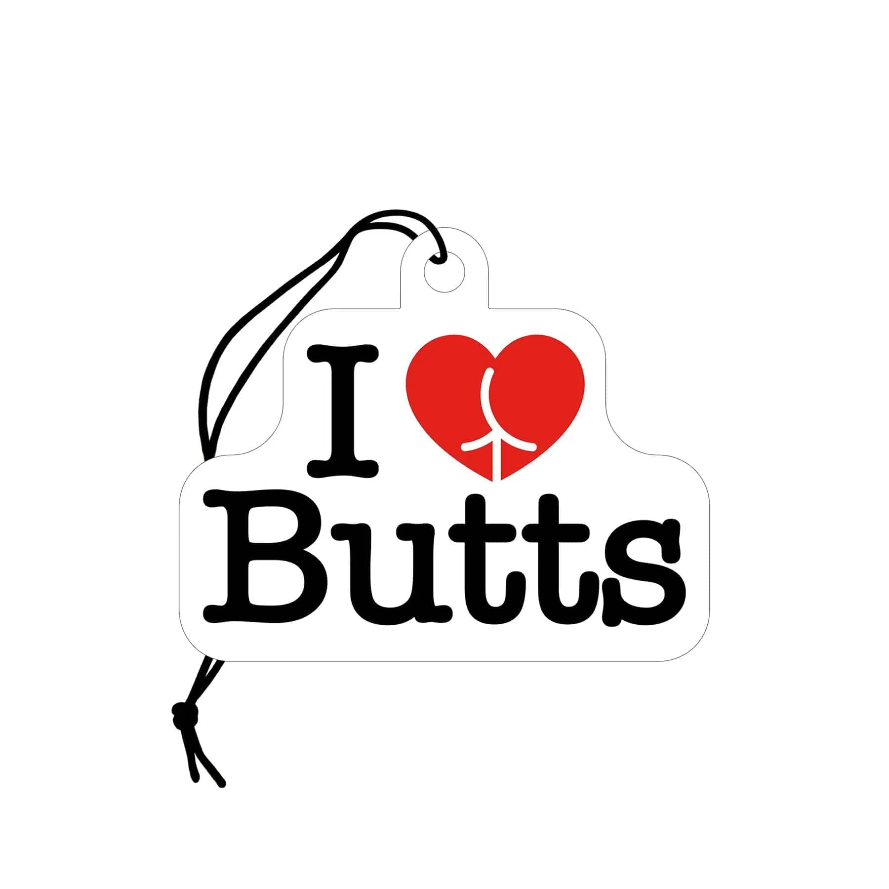Wood Rocket I Love Butts Air Freshener